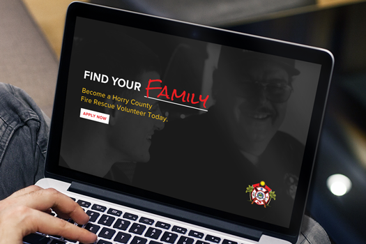 Horry County Fire Rescue Campaign Landing Page